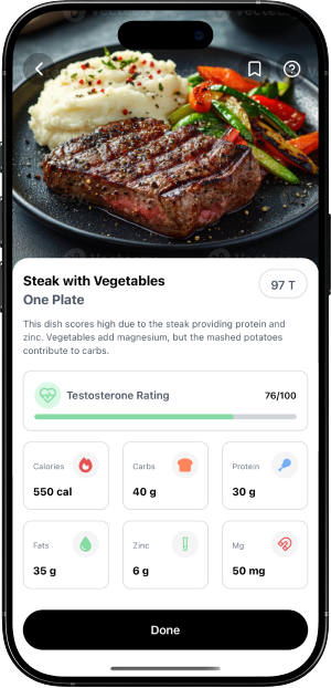 Meal analysis feature